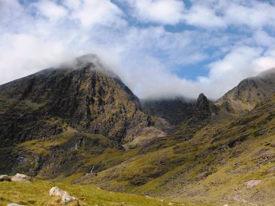 walking on carrauntoohil